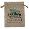 Nursing Quotes Medium Burlap Gift Bag - Front (Personalized)