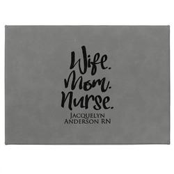 Nursing Quotes Medium Gift Box w/ Engraved Leather Lid (Personalized)