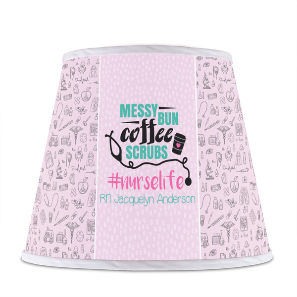 Nursing Quotes Poly Film Empire Lampshade - Front View