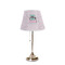 Nursing Quotes Poly Film Empire Lampshade - On Stand
