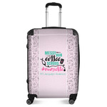 Nursing Quotes Suitcase - 24" Medium - Checked (Personalized)