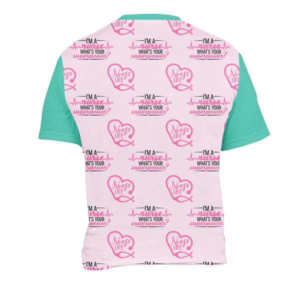 Nursing Quotes Men's Crew Neck T Shirt Medium - Back