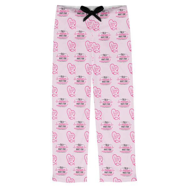Custom Nursing Quotes Mens Pajama Pants - XL