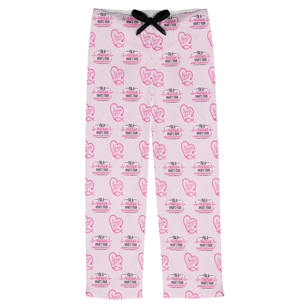 Custom Nursing Quotes Mens Pajama Pants - XS