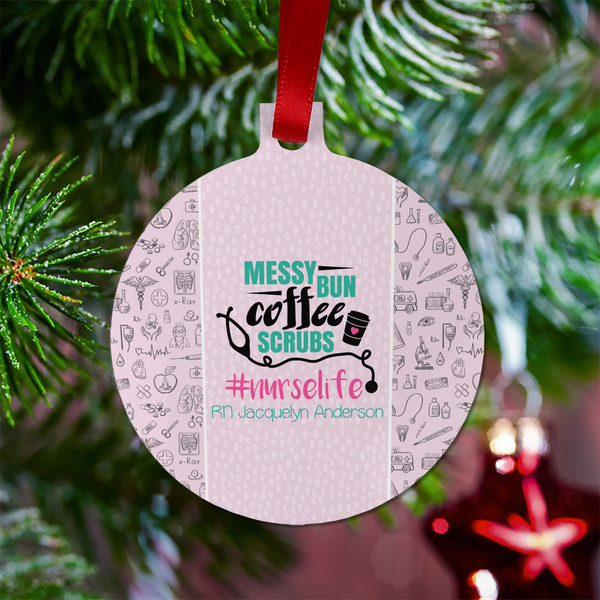 Nursing Quotes Metal Ball Ornament - Lifestyle