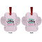 Nursing Quotes Metal Paw Ornament - Front and Back