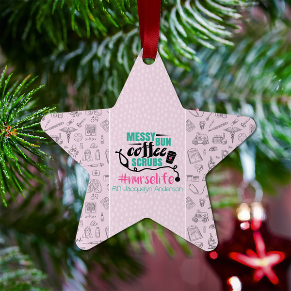 Nursing Quotes Metal Star Ornament - Lifestyle