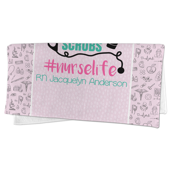 Nursing Quotes Microfiber Dish Rag - FOLDED (half)