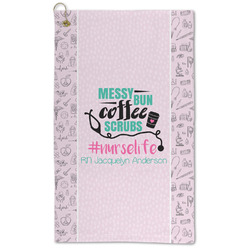 Nursing Quotes Microfiber Golf Towel (Personalized)