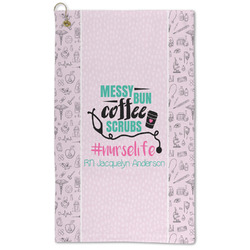 Nursing Quotes Microfiber Golf Towel (Personalized)
