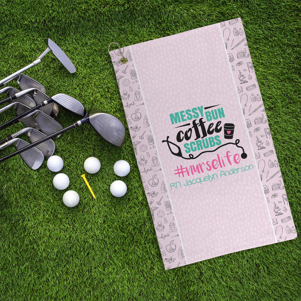 Nursing Quotes Microfiber Golf Towels - LIFESTYLE