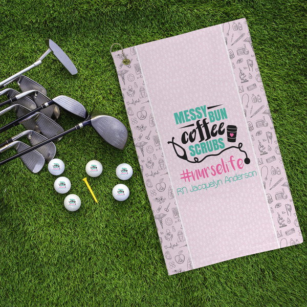 Nursing Quotes Microfiber Golf Towels - LIFESTYLE