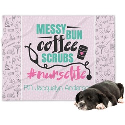 Nursing Quotes Dog Blanket - Regular (Personalized)