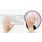 Nursing Quotes Mouse Pad with Wrist Rest - LIFESYTLE 2 (in use)