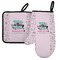 Nursing Quotes Left Oven Mitt & Pot Holder Set w/ Name or Text