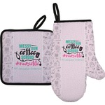 Nursing Quotes Right Oven Mitt & Pot Holder Set w/ Name or Text
