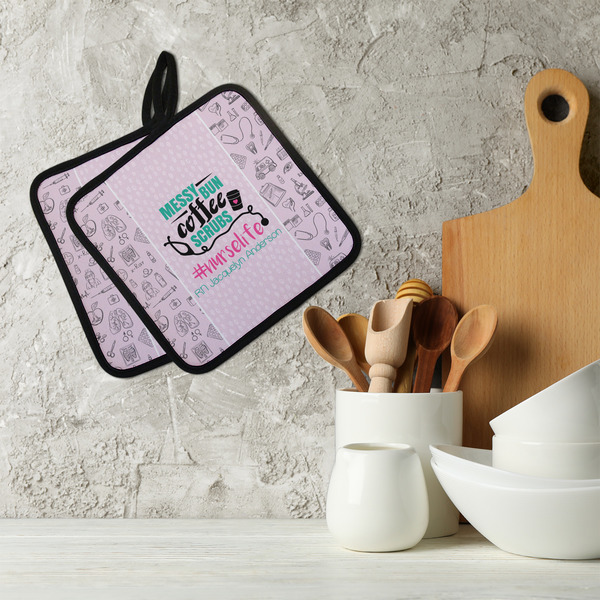 Nursing Quotes Neoprene Pot Holder - Set of 2  LIFESTYLE