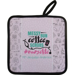 Nursing Quotes Pot Holder w/ Name or Text