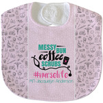Nursing Quotes Velour Baby Bib w/ Name or Text