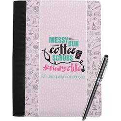 Nursing Quotes Notebook Padfolio - Large w/ Name or Text