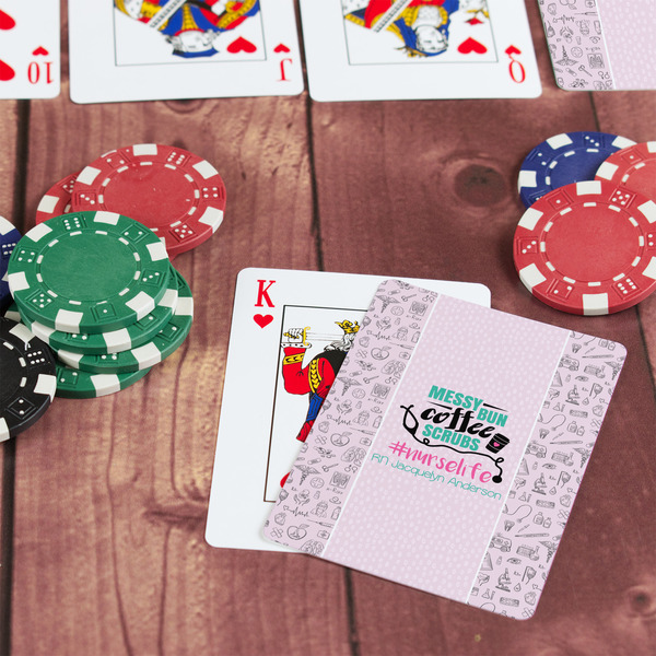 Nursing Quotes On Table with Poker Chips