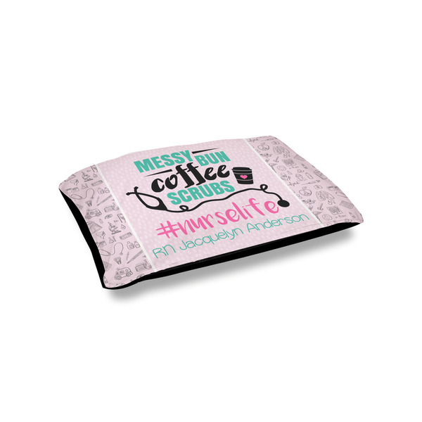 Custom Nursing Quotes Outdoor Dog Bed - Small (Personalized)