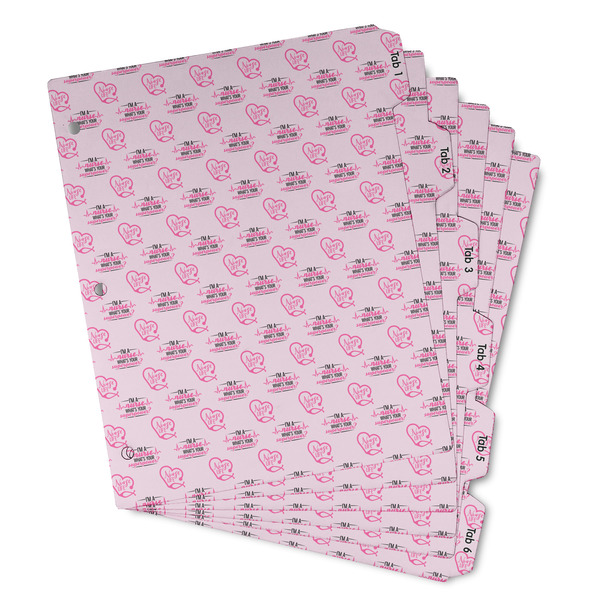Custom Nursing Quotes Binder Tab Divider - Set of 6 (Personalized)