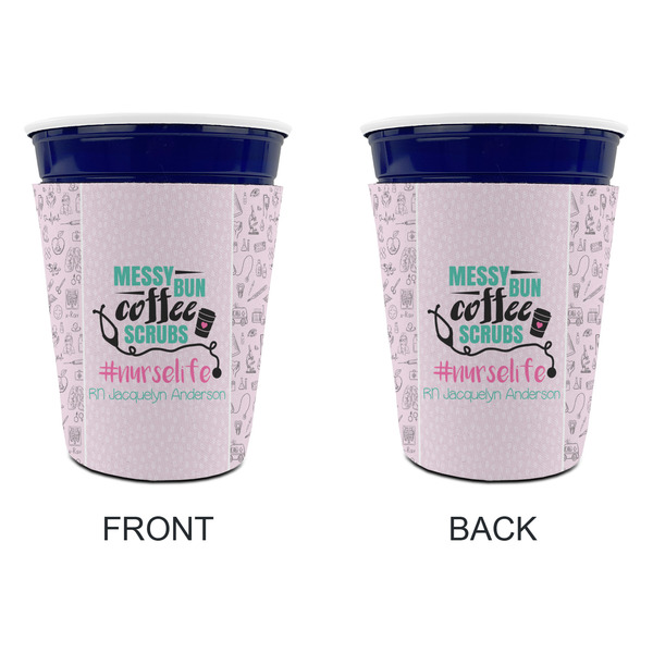 Nursing Quotes Party Cup Sleeves - without bottom - Approval