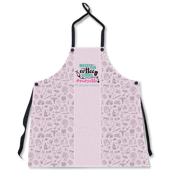 Custom Nursing Quotes Apron Without Pockets w/ Name or Text
