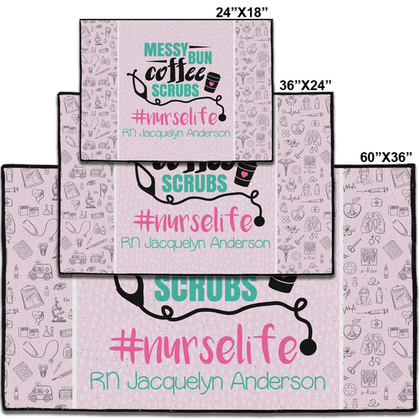 Nursing Quotes Personalized Door Mat - Group Parent IMF