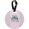 Nursing Quotes Personalized Round Luggage Tag