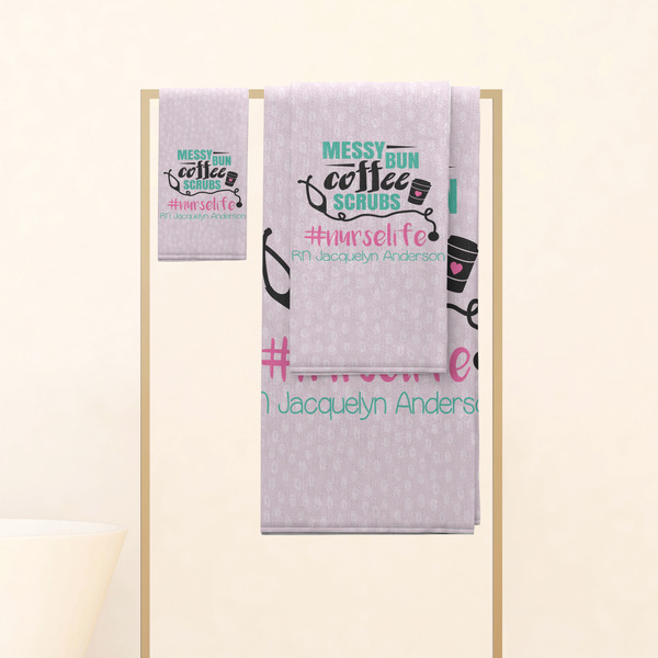 Nursing Quotes Personalized Towel Set