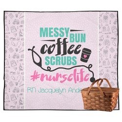 Nursing Quotes Outdoor Picnic Blanket (Personalized)