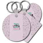 Nursing Quotes Plastic Keychain (Personalized)