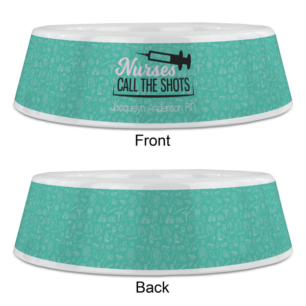 Nursing Quotes Plastic Pet Bowls - Large - APPROVAL