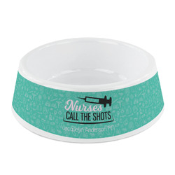 Nursing Quotes Plastic Dog Bowl - Small (Personalized)