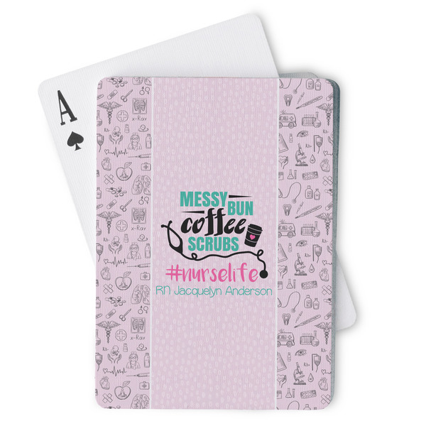 Custom Nursing Quotes Playing Cards (Personalized)