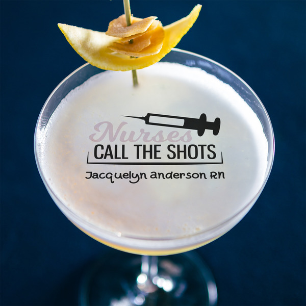 Nursing Quotes Printed Drink Topper - XLarge - In Context