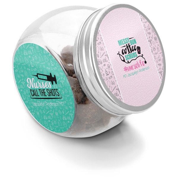 Custom Nursing Quotes Puppy Treat Jar (Personalized)