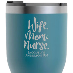 Nursing Quotes RTIC Tumbler - Dark Teal - Laser Engraved - Single-Sided (Personalized)