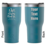 Nursing Quotes RTIC Tumbler - Dark Teal - Laser Engraved - Double-Sided (Personalized)