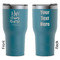 Nursing Quotes RTIC Tumbler - Dark Teal - Double Sided - Front & Back