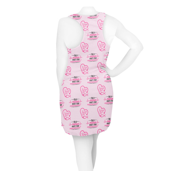 Nursing Quotes Racerback Dress - On Model - Back