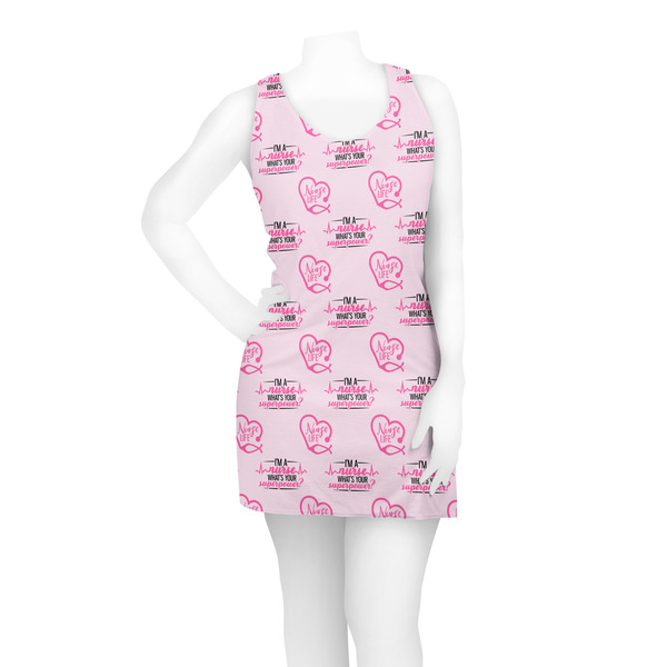 Nursing Quotes Racerback Dress - On Model - Front