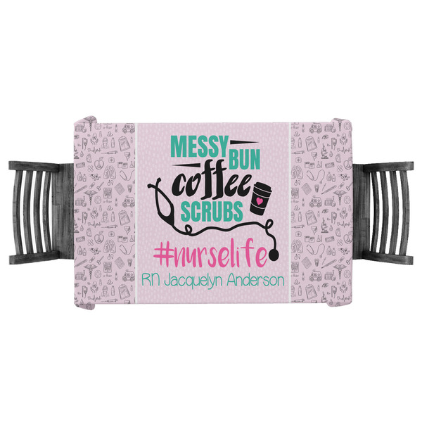 Custom Nursing Quotes Tablecloth - 58"x58" (Personalized)