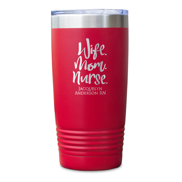 Nursing Quotes Red Polar Camel Tumbler - 20oz - Single Sided - Approval