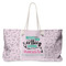 Nursing Quotes Large Rope Tote Bag - Front View