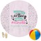 Nursing Quotes Round Beach Towel (Personalized)