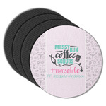 Nursing Quotes Round Rubber Backed Coasters - Set of 4 (Personalized)
