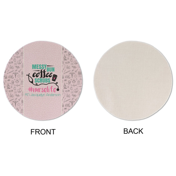 Nursing Quotes Round Linen Placemats - APPROVAL (single sided)